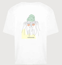 Cargar imagen en el visor de la galería, Camiseta Oversize Unisex ABSTRACT SUNGLASSES Blanca