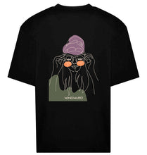 Cargar imagen en el visor de la galería, Camiseta Oversize Unisex ABSTRACT SUNGLASSES Negra