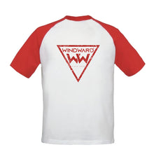 Cargar imagen en el visor de la galería, Camiseta hombre Baseball BALANCE Blanca/Roja