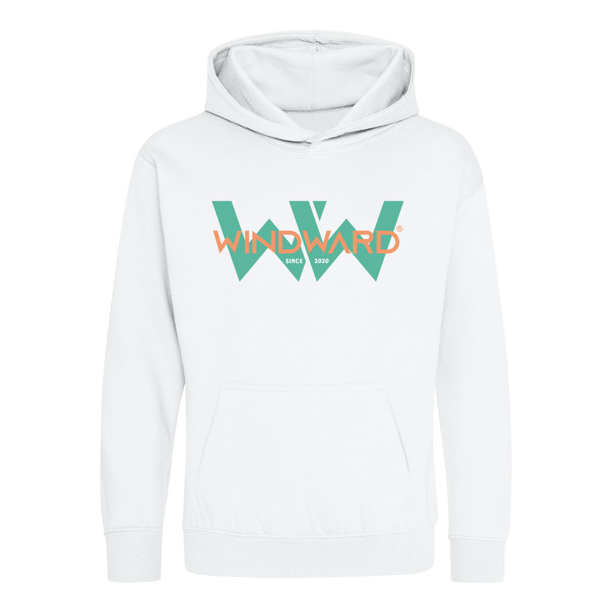 Sudadera con capucha WW25 niños Blanca