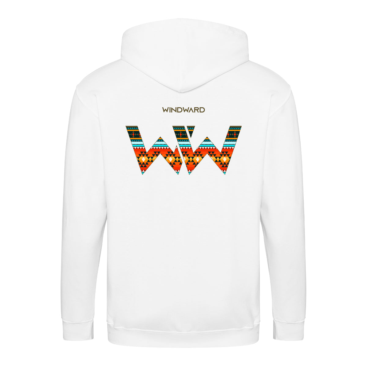 Sudadera con capucha y cremallera BOHO Unisex Blanca