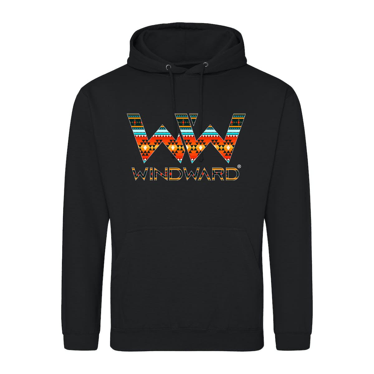 Sudadera con capucha BOHO hombre Negra