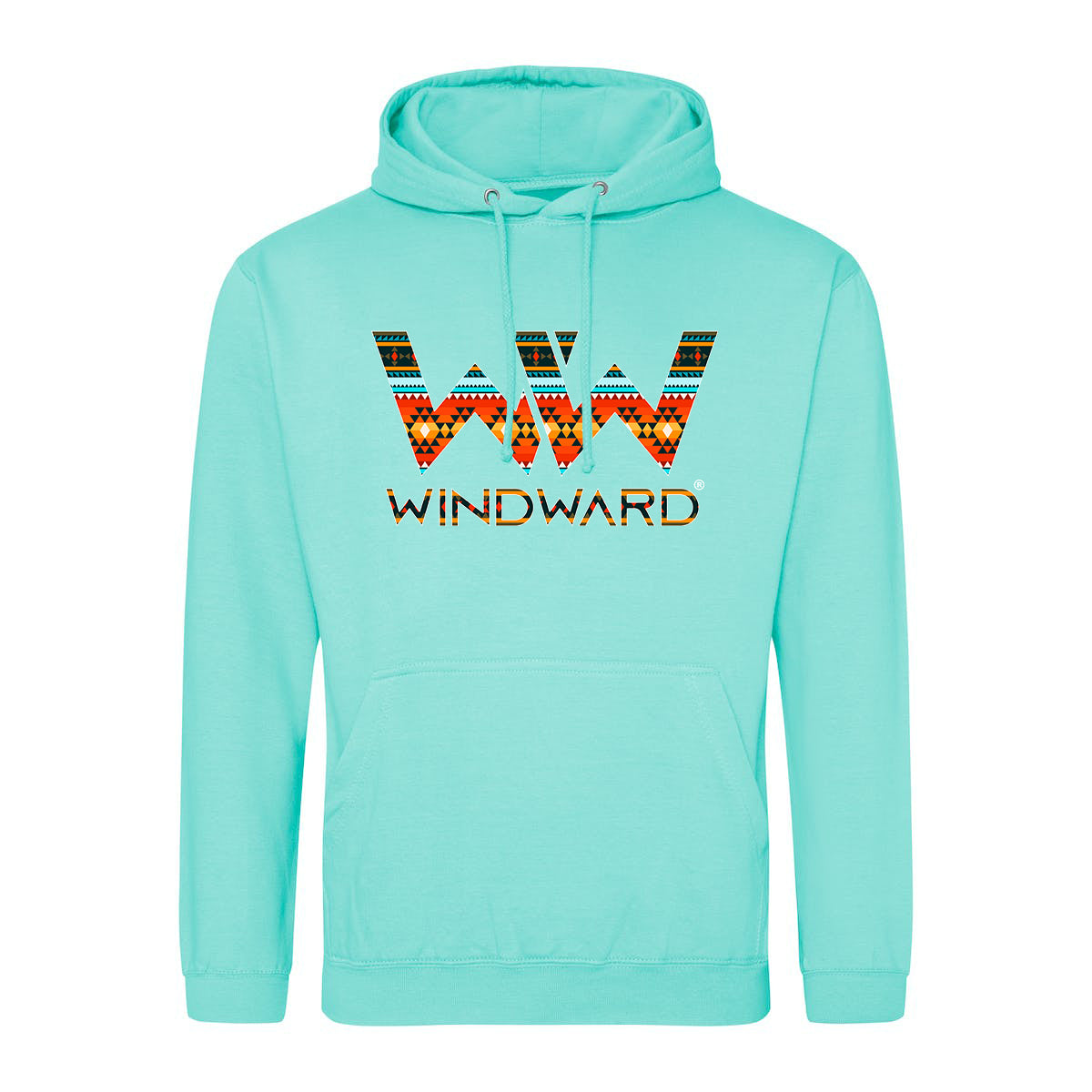 Sudadera con capucha BOHO hombre Verde Agua