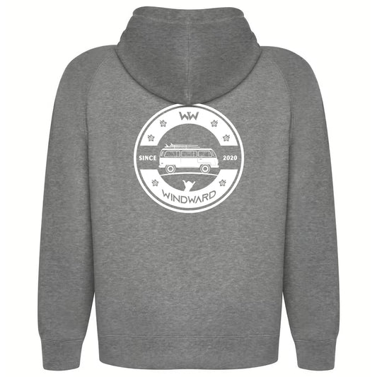 Sudadera Orgánica con capucha SOULSET CAMPER Unisex Gris