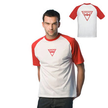 Cargar imagen en el visor de la galería, Camiseta hombre Baseball BALANCE Blanca/Roja