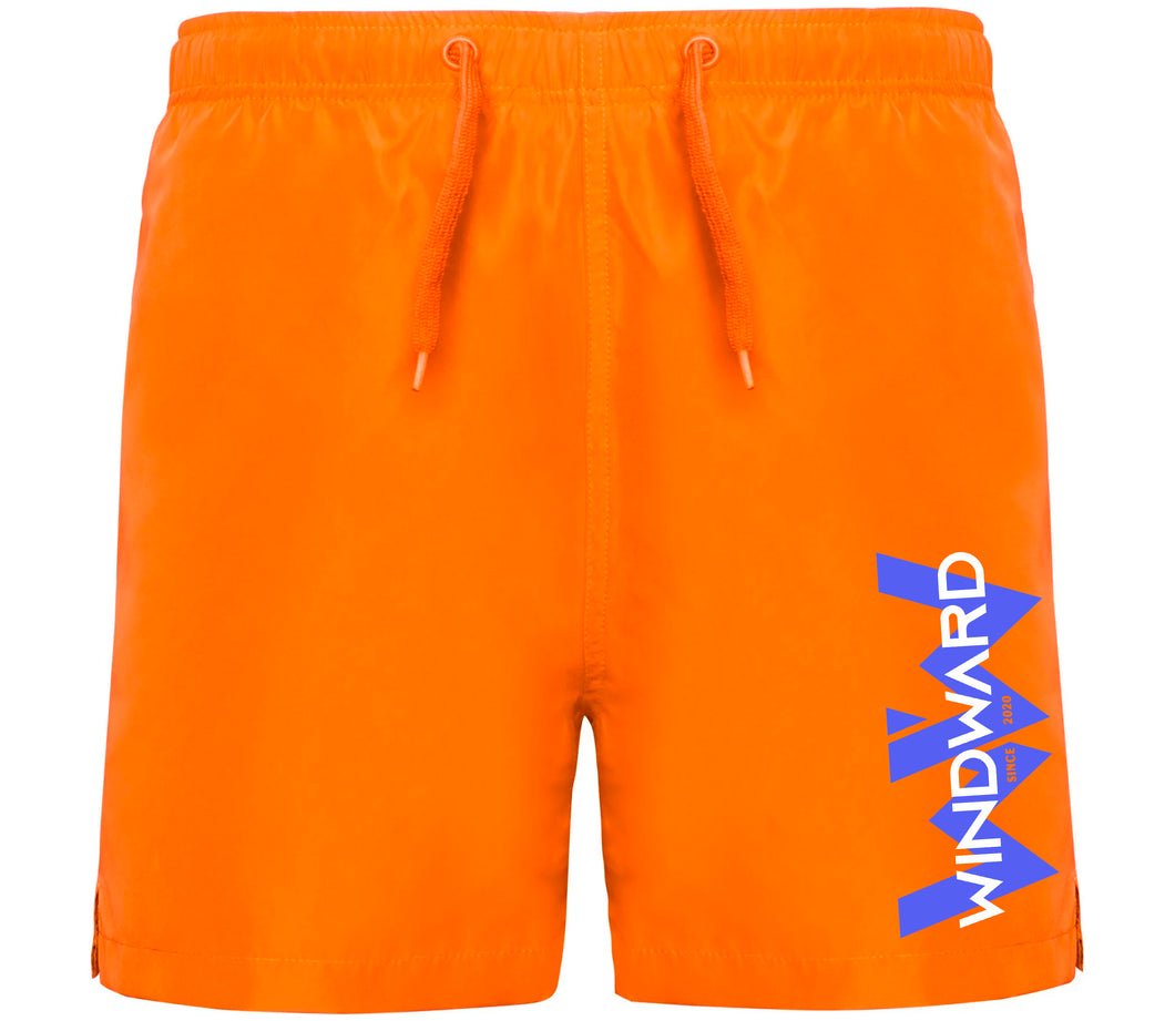Bañador niño WW25 Naranja Flúor