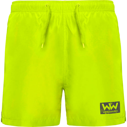 Bañador hombre SQUARE Amarillo Flúor