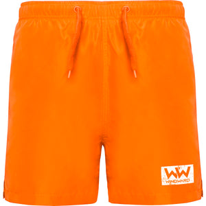 Bañador niño SQUARE Naranja Flúor