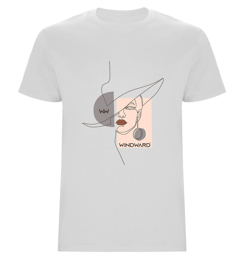 Camiseta niños ABSTRACT HAT Blanca