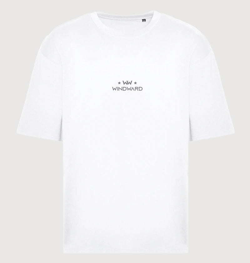 Camiseta Oversize Unisex ABSTRACT SUNGLASSES Blanca