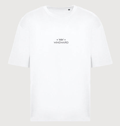 Camiseta Oversize Unisex ABSTRACT SUNGLASSES Blanca