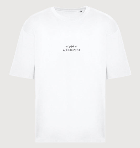 Camiseta Oversize Unisex ABSTRACT SUNGLASSES Blanca