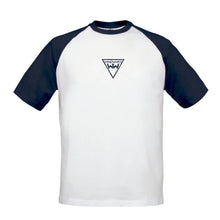 Cargar imagen en el visor de la galería, Camiseta hombre Baseball BALANCE Blanca/Marino
