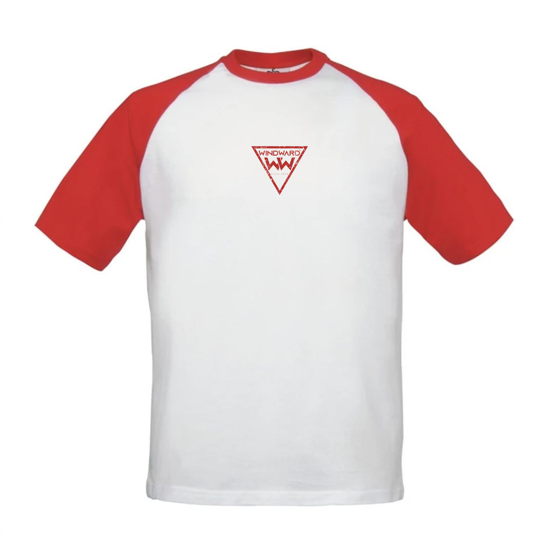 Camiseta hombre Baseball BALANCE Blanca/Roja