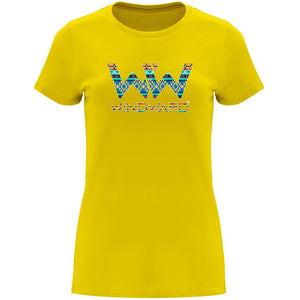 Camiseta mujer BOHO Amarilla