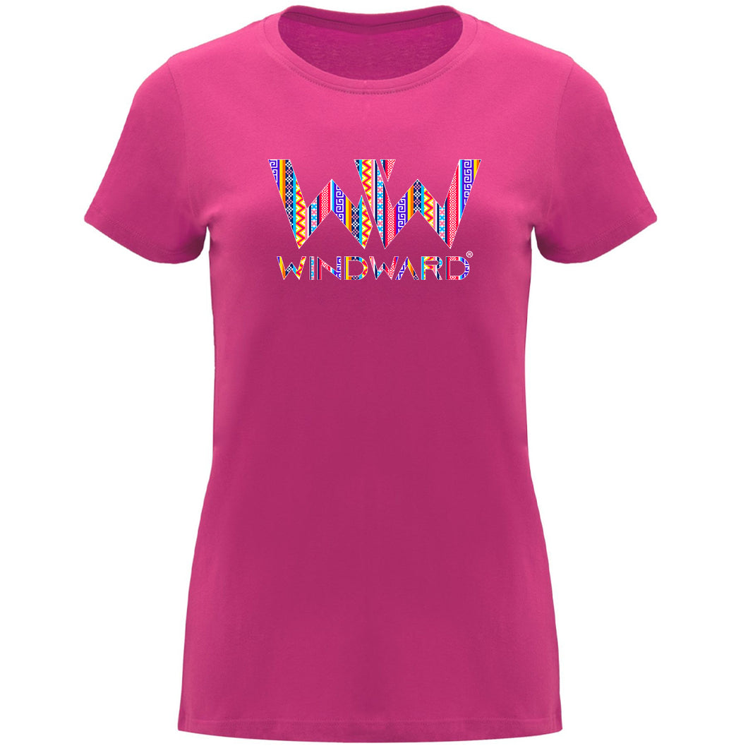 Camiseta mujer BOHO Fucsia