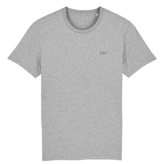 Camiseta Orgánica Unisex EMBRO Logo Bordado Gris