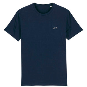 Camiseta Orgánica Unisex EMBRO Logo Bordado Marino