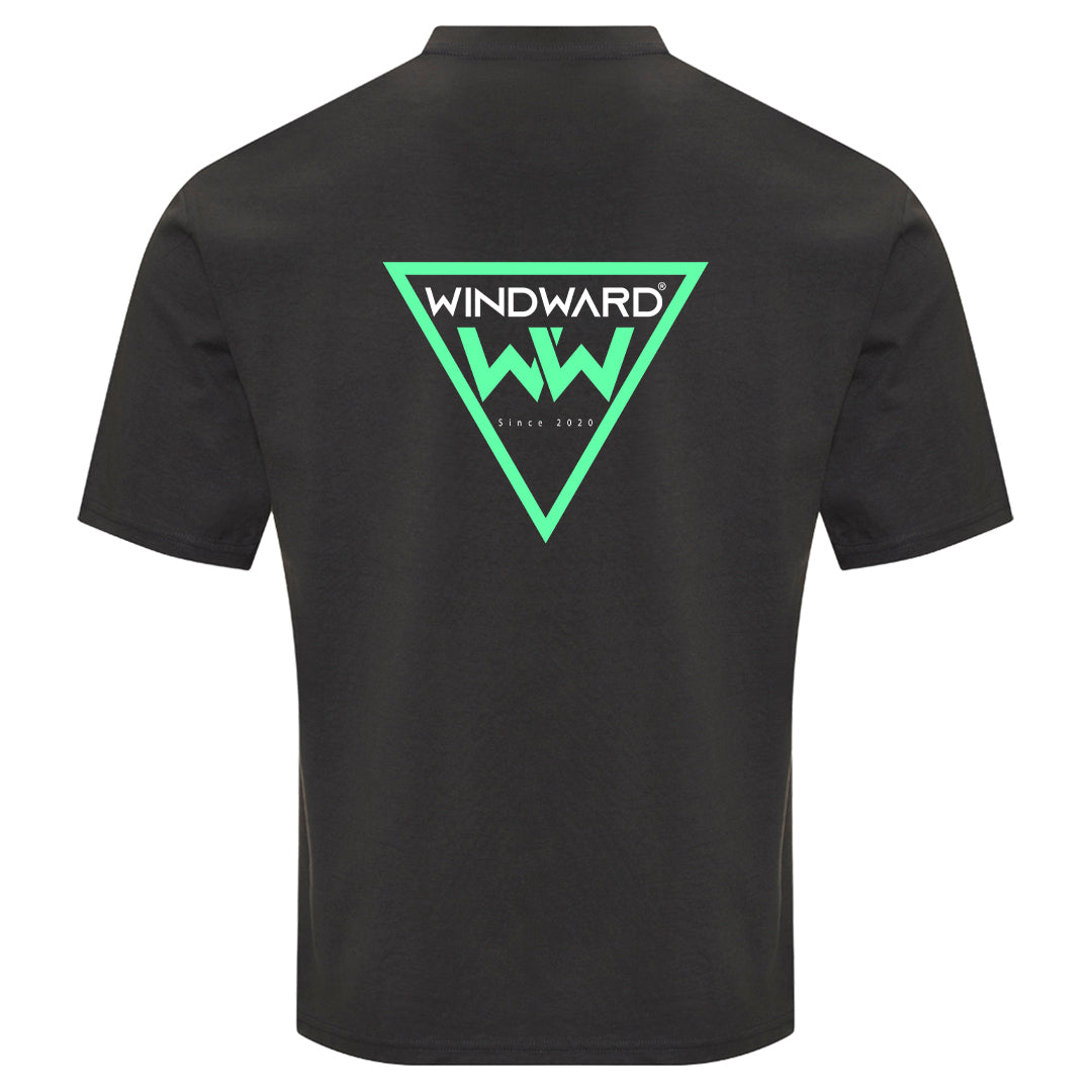 Camiseta Oversize Unisex BALANCE Gris Oscuro