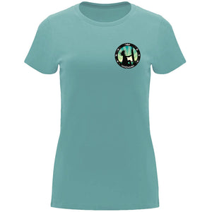 Camiseta mujer SOULSET SURFWOMAN Azul Dusty