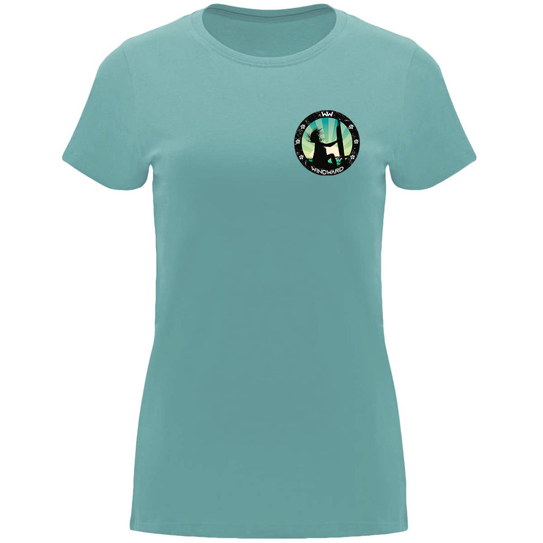 Camiseta mujer SOULSET SURFWOMAN Azul Dusty