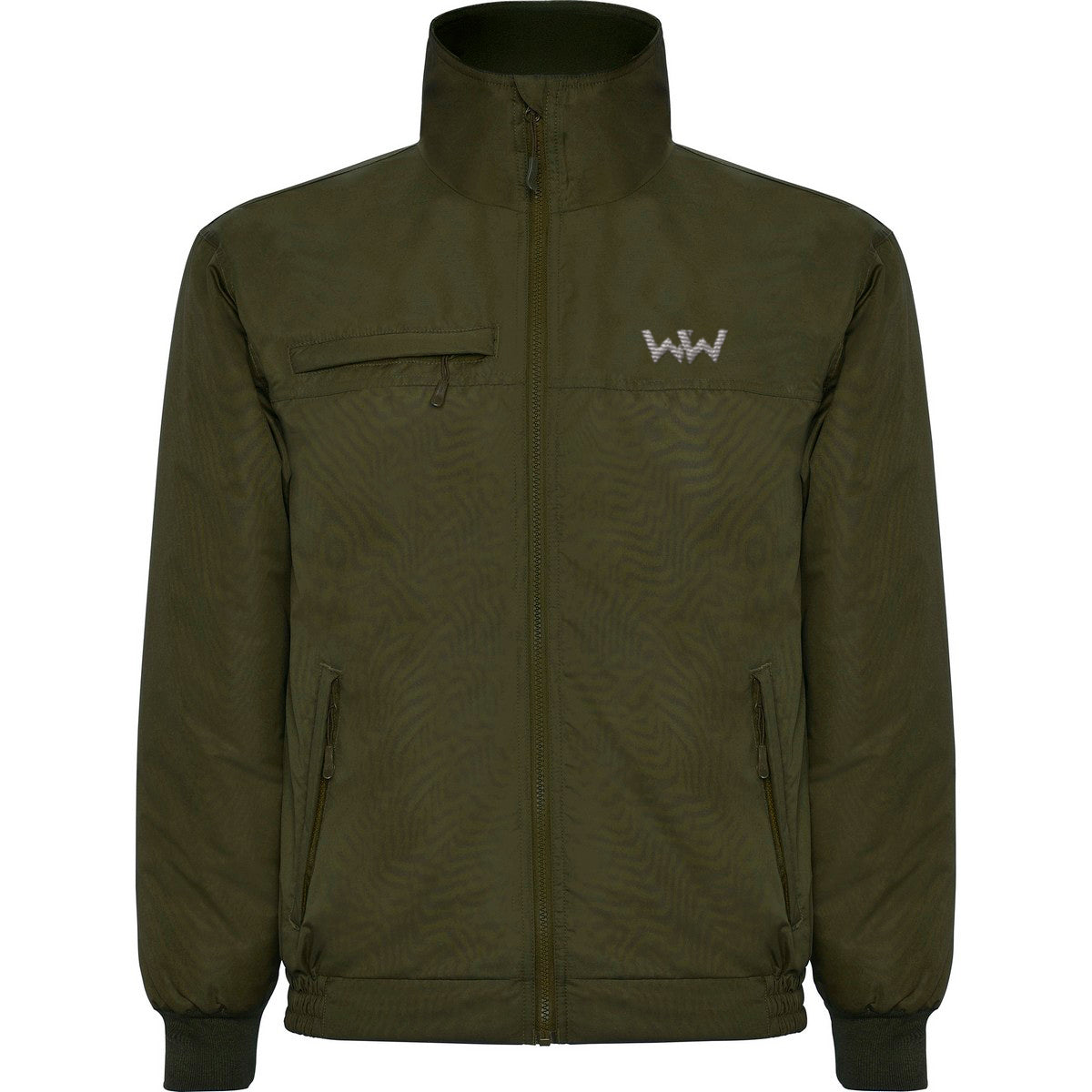Chaqueta Logo Bordado hombre MARINESOFT Verde Militar