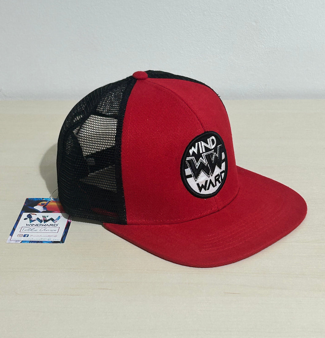 Gorra WW SNAPBACK Roja/Negra Bordado 3D