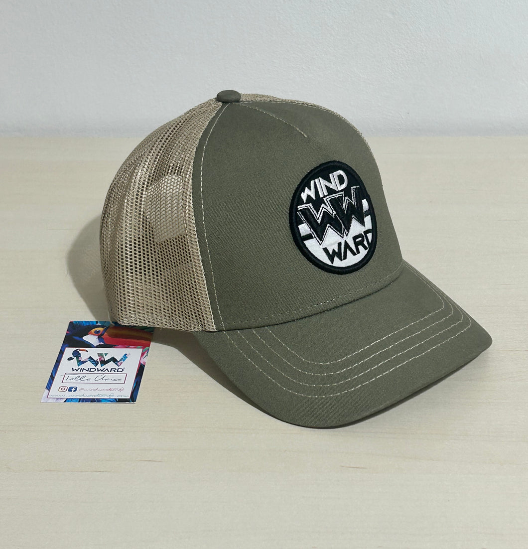 Gorra WW TRUCKER Beige/Caqui Bordado 3D