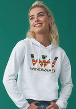 Cargar imagen en el visor de la galería, Sudadera CROP con capucha BOHO mujer Blanca
