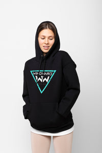 Sudadera con capucha Orgánica BALANCE Negra 2 Unisex