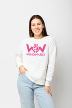 Cargar imagen en el visor de la galería, Sudadera Orgánica PINK Blanca Unisex
