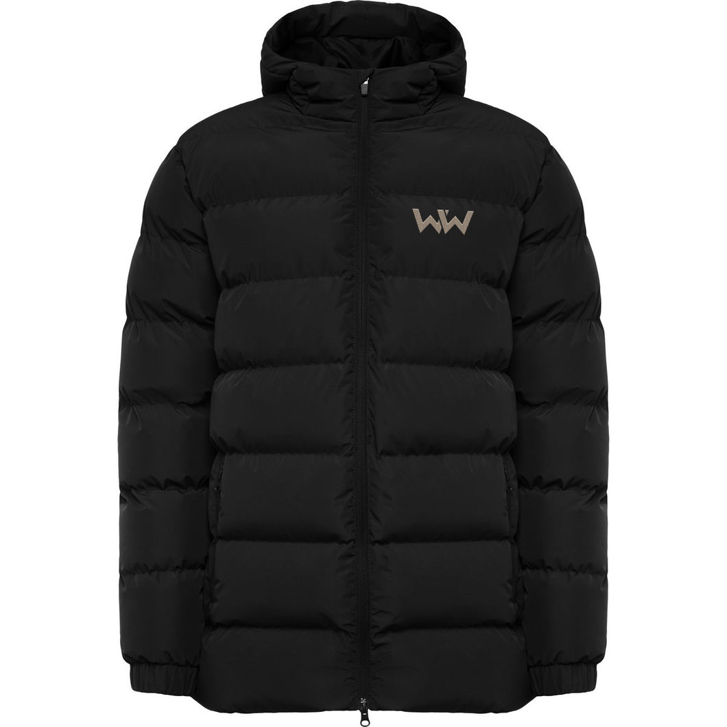 Parka Logo Bordado Niños WARMY Negra