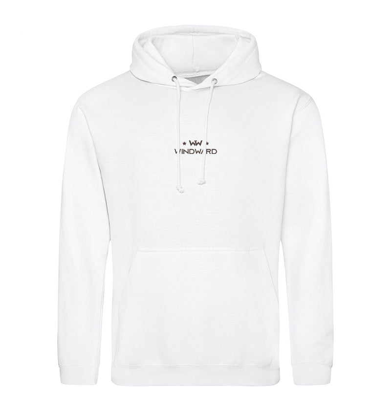 Sudadera con capucha ABSTRACT HAT Unisex Blanca