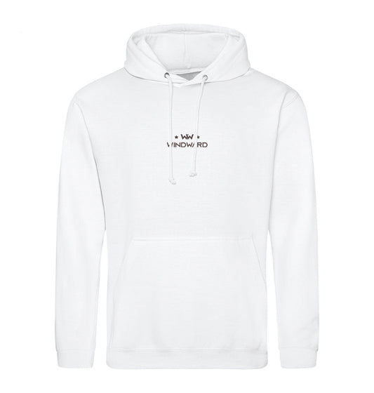 Sudadera con capucha ABSTRACT HAT Unisex Blanca