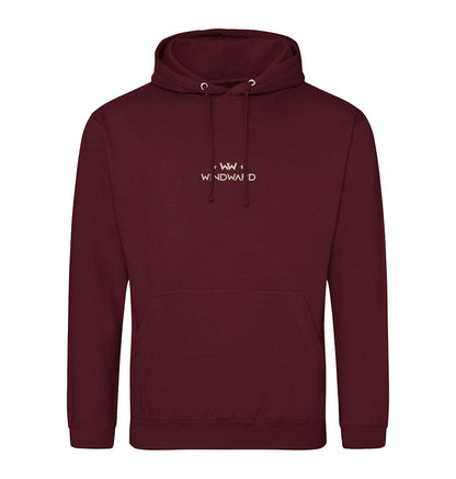 Sudadera con capucha ABSTRACT HAT Unisex Burdeos