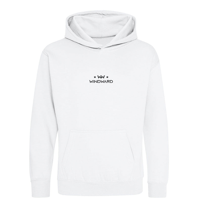 Sudadera con capucha ABSTRACT HAT niños Blanca