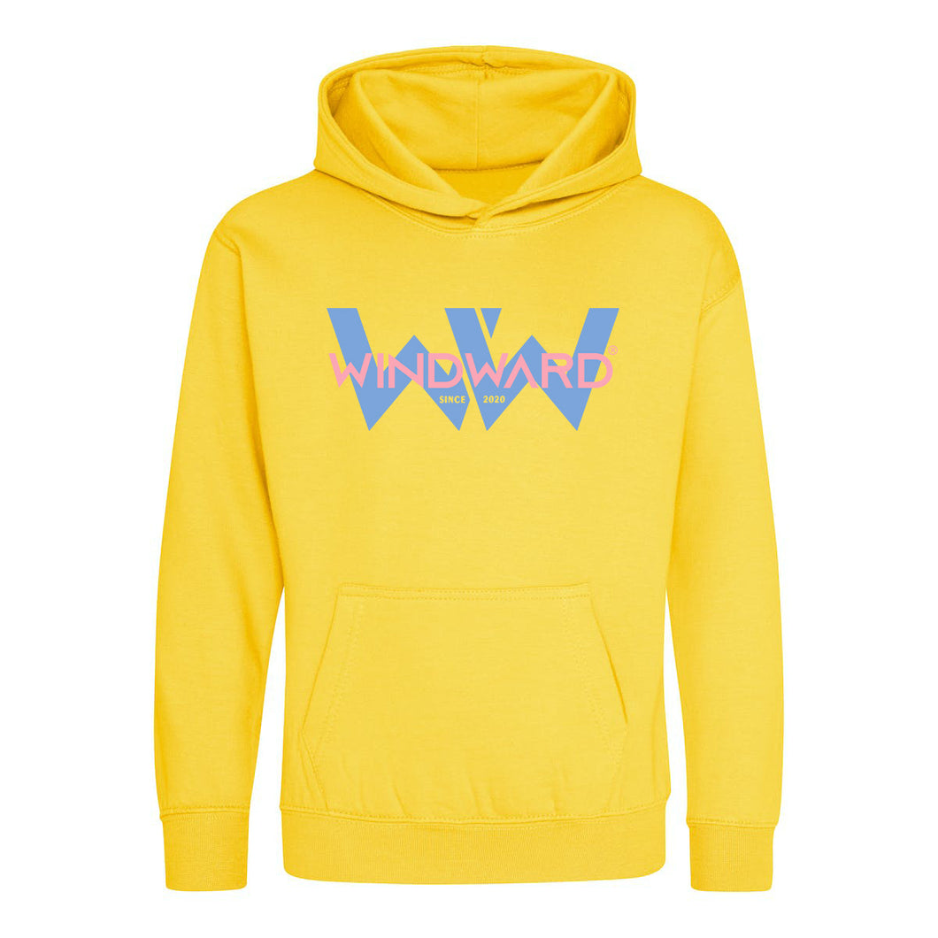 Sudadera con capucha WW25 niños Amarilla