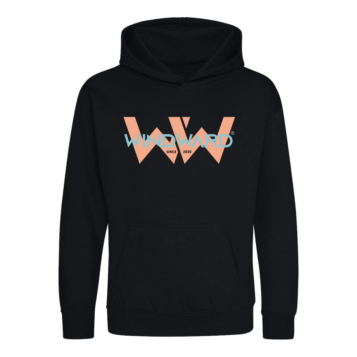 Sudadera con capucha WW25 niños Negra