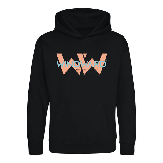 Sudadera con capucha WW25 niños Negra