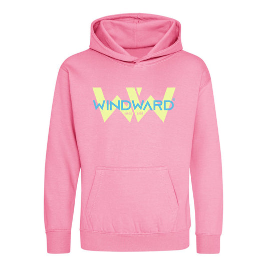 Sudadera con capucha WW25 niños Rosa Chicle