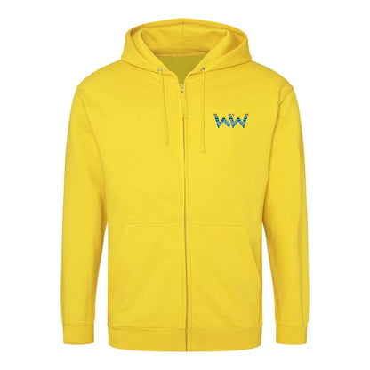 Sudadera con capucha y cremallera BOHO Unisex Amarilla