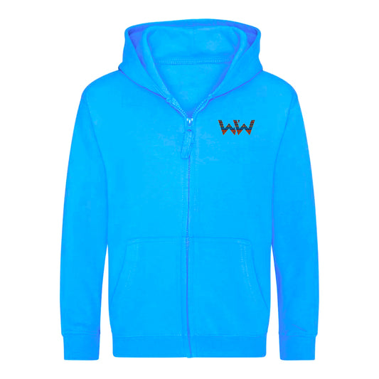 Sudadera con capucha y cremallera BOHO Niños Azul Hawai