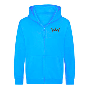 Sudadera con capucha y cremallera BOHO Niños Azul Hawai