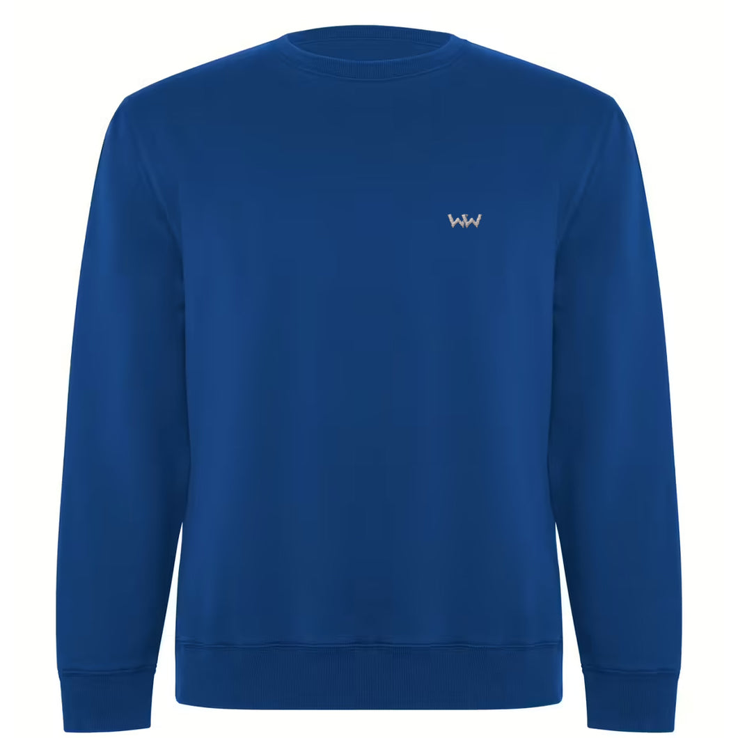 Sudadera Orgánica EMBRO Logo Bordado Unisex Azul