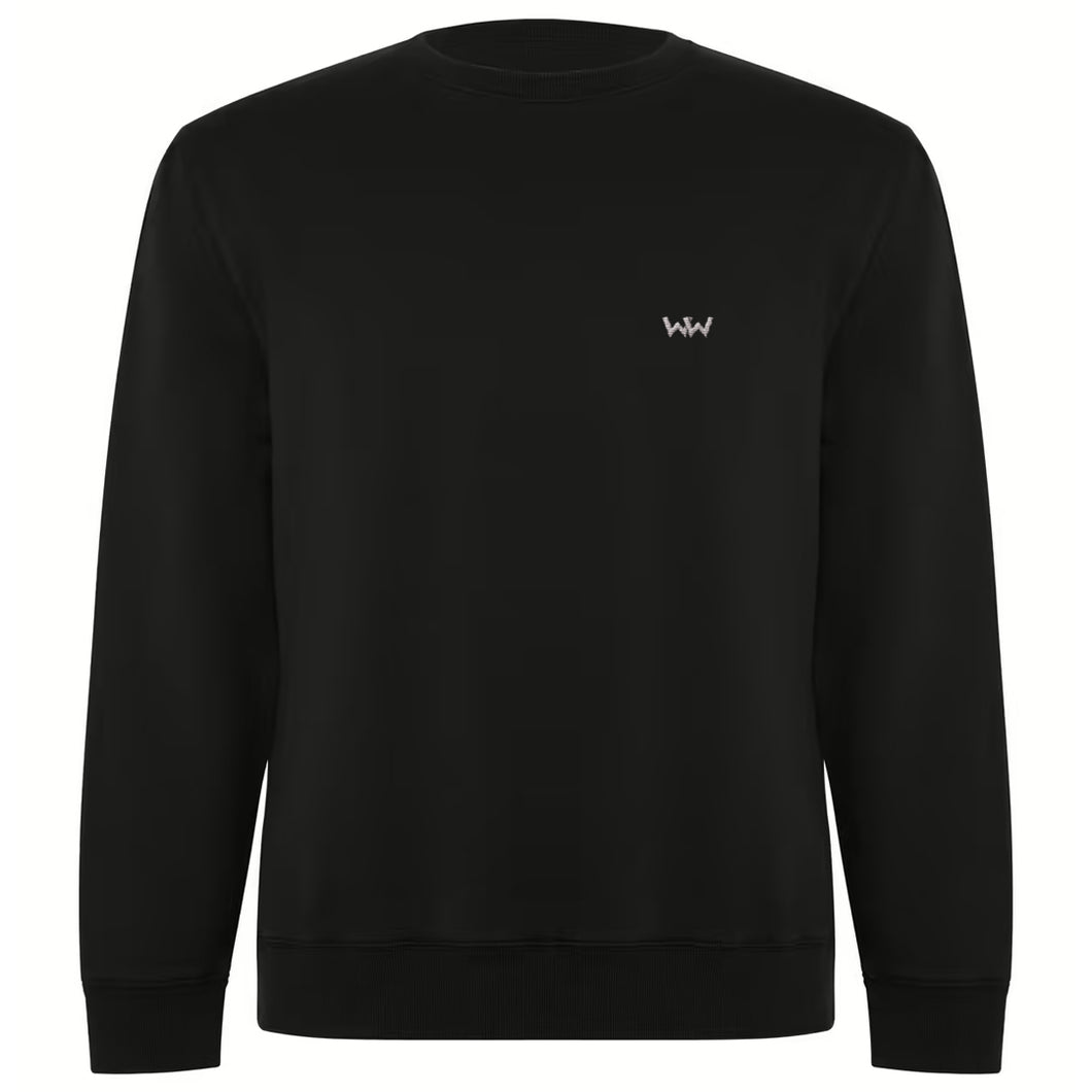 Sudadera Orgánica EMBRO Logo Bordado Unisex Negra