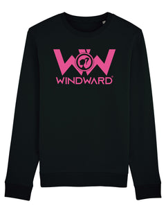 Sudadera Orgánica PINK Negra Unisex