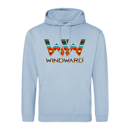 Sudadera con capucha BOHO hombre Celeste