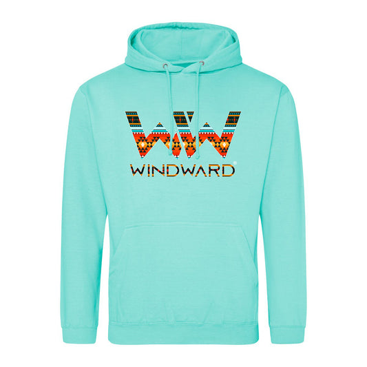 Sudadera con capucha BOHO hombre Verde Agua