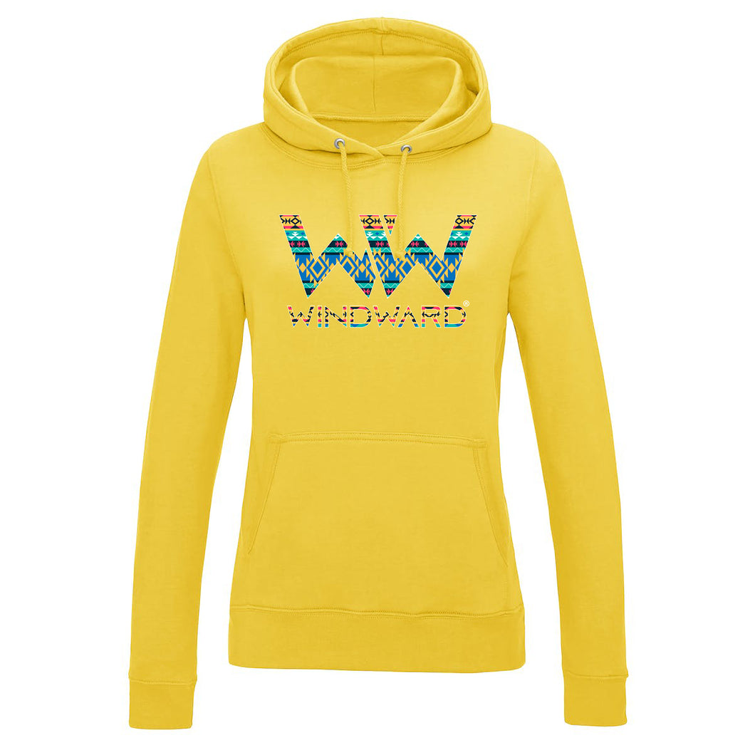 Sudadera con capucha BOHO mujer Amarilla