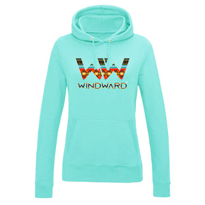 Sudadera con capucha BOHO mujer Verde Menta